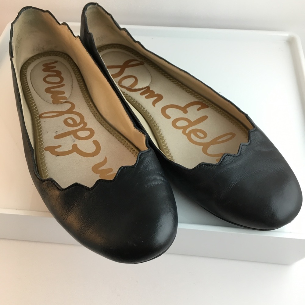 Sam Edelman Black Finnegan Flats 9.5  39.5